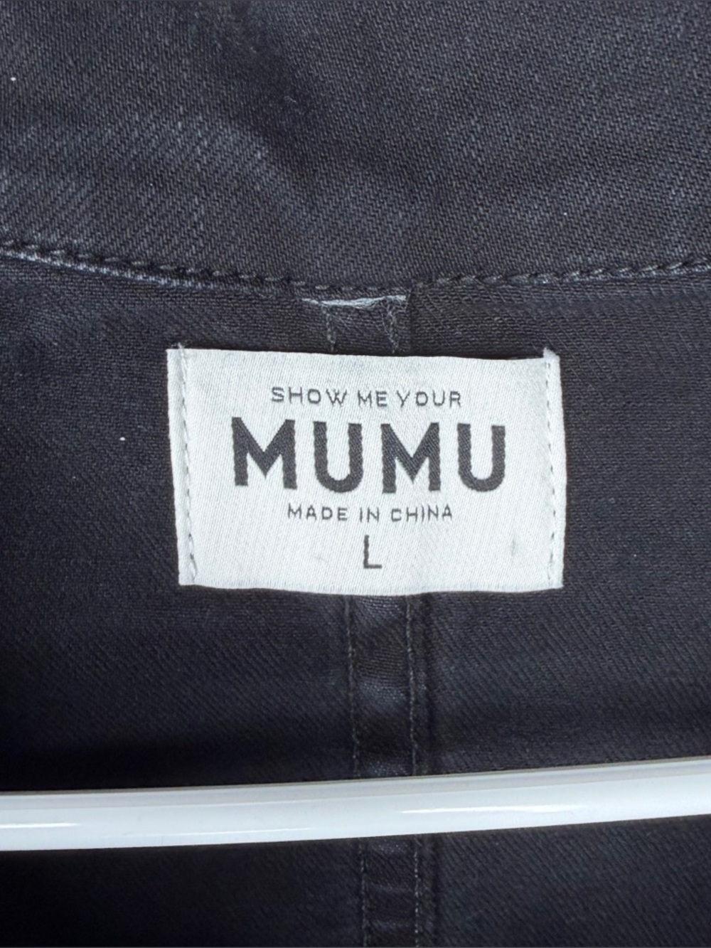 Show Me Your Mumu Black Emery Jumpsuit in Pitch Black Size Large Straight Leg - Picture 8 of 12